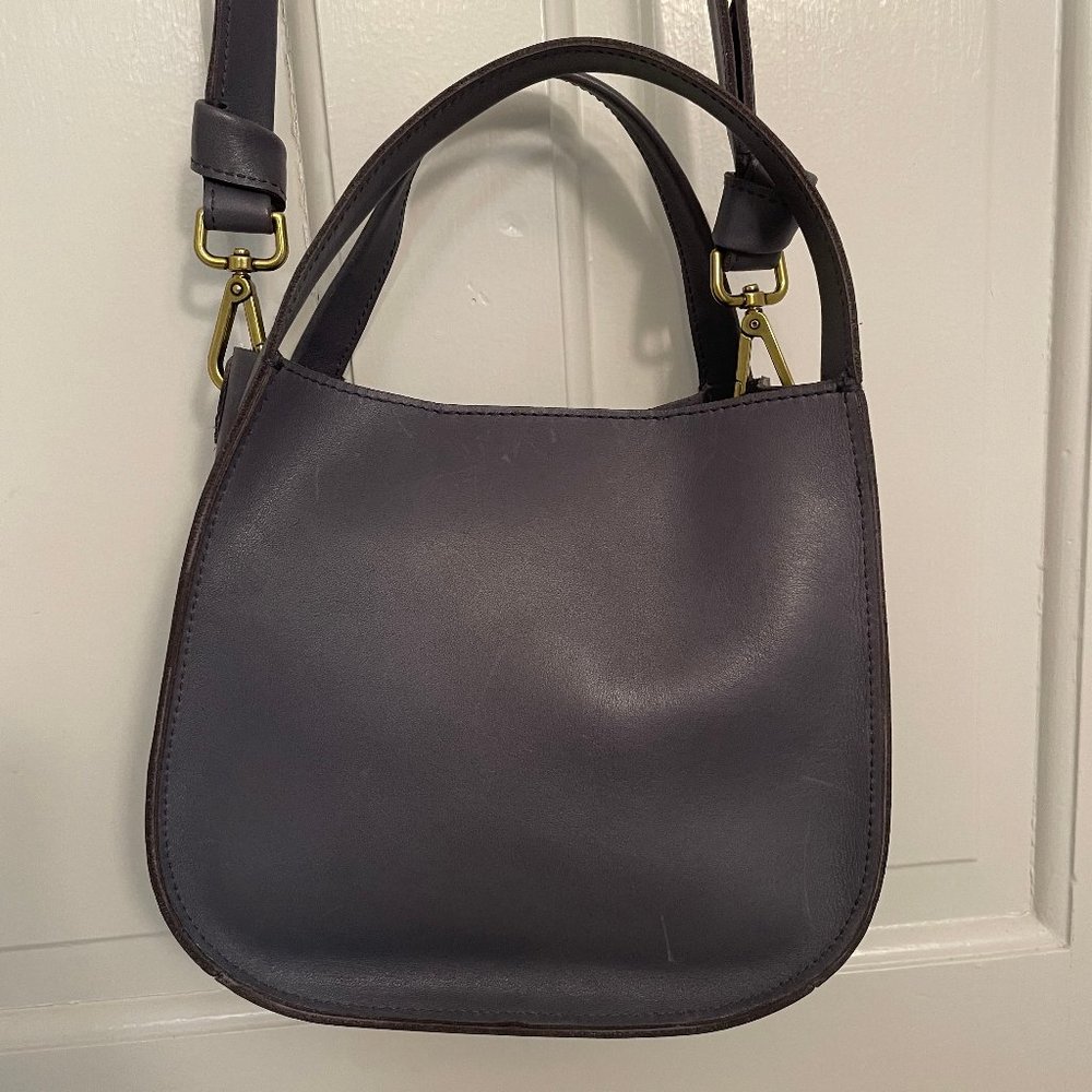 Madewell Sydney Crossbody shoulder bag (blue leather)